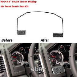 Carbon Fiber Full Kits WithO 8.4 Screen Trim Cover For Dodge RAM 1500 2013-2015