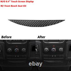 Carbon Fiber Full Kits WithO 8.4 Screen Trim Cover For Dodge RAM 1500 2013-2015