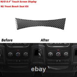Carbon Fiber Full Kits WithO 8.4 Screen Trim Cover For Dodge RAM 1500 2013-2015