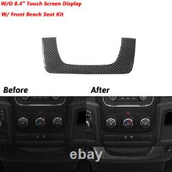 Carbon Fiber Full Kits WithO 8.4 Screen Trim Cover For Dodge RAM 1500 2013-2015