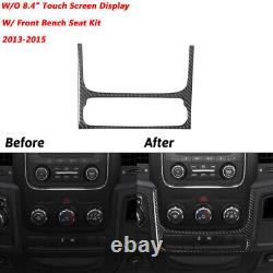 Carbon Fiber Full Kits WithO 8.4 Screen Trim Cover For Dodge RAM 1500 2013-2015