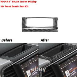 Carbon Fiber Full Kits WithO 8.4 Screen Trim Cover For Dodge RAM 1500 2013-2018