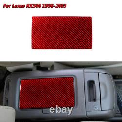 Carbon Fiber Full Set Control Trim Cover Stickers for Lexus RX300 1998-2003