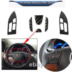 Carbon Fiber Full Set Kit Console Trim Interior Cover For Honda Odyssey 2005-10