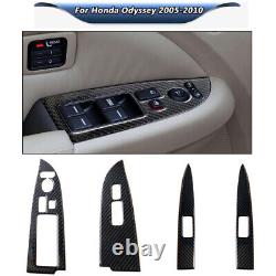 Carbon Fiber Full Set Kit Console Trim Interior Cover For Honda Odyssey 2005-10