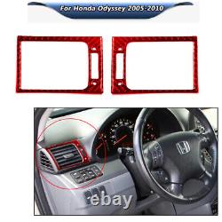 Carbon Fiber Full Set Kit Console Trim Interior Cover For Honda Odyssey 2005-10