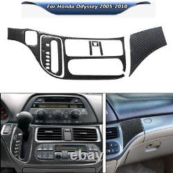 Carbon Fiber Full Set Kit Console Trim Interior Cover For Honda Odyssey 2005-10