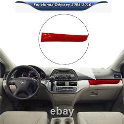 Carbon Fiber Full Set Kit Console Trim Interior Cover For Honda Odyssey 2005-10