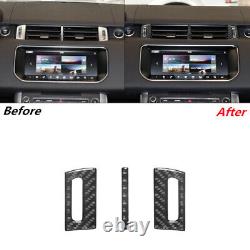 Carbon Fiber Interior Cover Trim Full Kit Set For Range Rover Sport 2014-2017