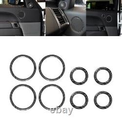 Carbon Fiber Interior Cover Trim Full Kit Set For Range Rover Sport 2014-2017