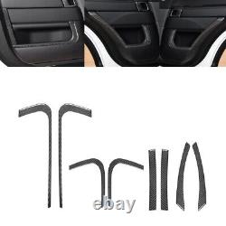 Carbon Fiber Interior Cover Trim Full Kit Set For Range Rover Sport 2014-2017