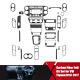 Carbon Fiber Interior Full Kit Set Trim For VW Tiguan 2013-2017