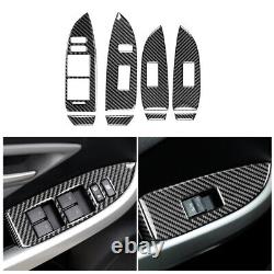 Carbon Fiber Interior Full Kit Trim Sticker For Toyota Prius 2012-2015