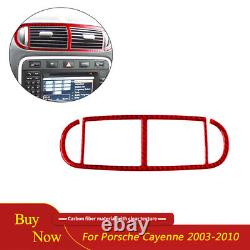 Carbon Fiber Interior Full Set Trim Cover Kit For Porsche Cayenne Sport 2003-10