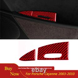 Carbon Fiber Interior Full Set Trim Cover Kit For Porsche Cayenne Sport 2003-10