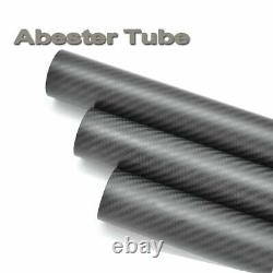 Carbon Fiber Tube OD 20mm 21mm 22mm 23mm 25mm 27mm 28mm 29mm 30mm x 500mm 1-2pcs