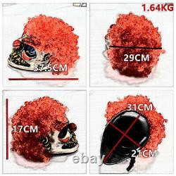 Carbon fiber Clown Full Face Motorcycle Helmet Motocross Racing Motobike Helmet