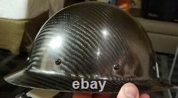 Carbon fiber hard hat full brim Black-Gray ANSI/ISEA Certified