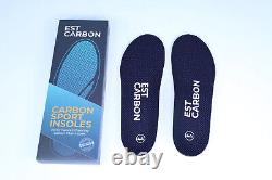 Carbon fiber sport insoles anatomical. 1 pair