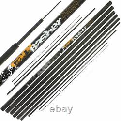 Carp Pole Basher 11m Full Carbon Carp Fishing Match Coarse Fishing + Tripods