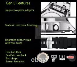 Casio G-Shock GA-2100 1AER Stunning? CasiOak AP Full Metal Mod Silver UK Stock