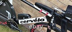 Cervelo P3 TT Triathlon Time Trial Bike Size 56 Medium Power Meter Full Aero
