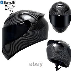 DOT Bluetooth Motorcycle Helmets FULL FACE Motorbike Scooter Cruiser Helmets ECE