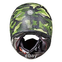 FOR ROYAL ENFIELD BRAND NEW Street Prime Camo Carbon Fiber Full Face ISI DOT ECE