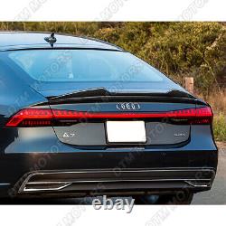 For 19-23 Audi A7 S7 RS7 V-Style Real Carbon Fiber Rear Trunk Lid Spoiler Wing