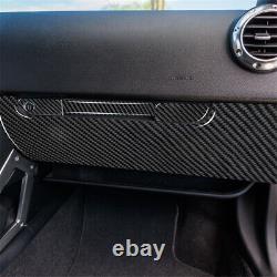 For 2001-2006 Audi TT 8N Vehicle Carbon Fiber Full Interior Kit Trim Black 25Pcs