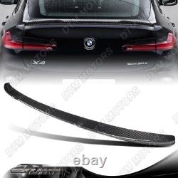 For 2018-2021 BMW X4 G02 V-Style Real Carbon Fiber Rear Trunk Lid Spoiler Wing