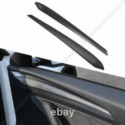 For 2021-23 Tesla Model 3 Y Matt Real Full Carbon Fiber Interior Door Panel Trim