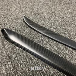 For 2021-23 Tesla Model 3 Y Matt Real Full Carbon Fiber Interior Door Panel Trim