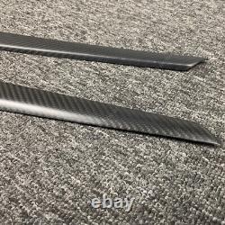 For 2021-23 Tesla Model 3 Y Matt Real Full Carbon Fiber Interior Door Panel Trim