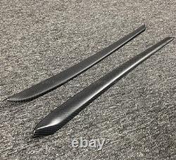 For 2021-23 Tesla Model 3 Y Matt Real Full Carbon Fiber Interior Door Panel Trim