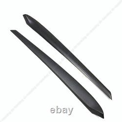 For 2021-23 Tesla Model 3 Y Matt Real Full Carbon Fiber Interior Door Panel Trim