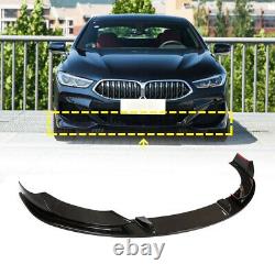 For BMW 8 Series G14 G15 G16 M-Sport Dry Carbon Fiber Front Bumper Lip Splitters