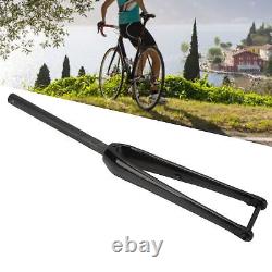 Full Carbon Fiber Bike Front Fork Road Bike Straight Tube Rigid Disc Brake F GH