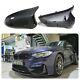 Full Carbon Fiber Mirrors Caps Replacement FOR BMW M3 M4 F80 F82 M2 Comps (RHD)