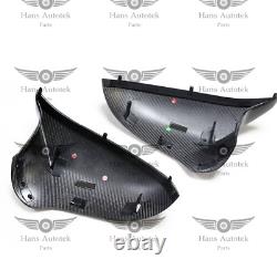 Full Carbon Fiber Mirrors Caps Replacement FOR BMW M3 M4 F80 F82 M2 Comps (RHD)