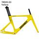 Full Carbon Fiber Track Frame BSA Road Bike Frame 700C Rigid Fixed Gear Frameset