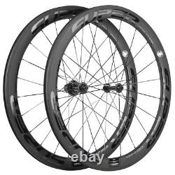 Full Carbon Fiber Wheelset 50mm Road Bike Clincher Bicycle Wheels 700C Racing