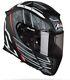 Full-Face Carbon Motorcycle Airoh Gp 500 Drift Black Carbon Fiber Helmet