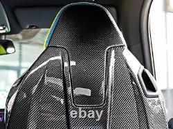 Full Real Carbon Fiber Seat Shells Seat Cover 4Pcs for BMW G22 4-Series 2021+