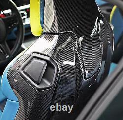 Full Real Carbon Fiber Seat Shells Seat Cover 4Pcs for BMW G22 4-Series 2021+