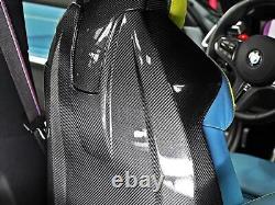 Full Real Carbon Fiber Seat Shells Seat Cover 4Pcs for BMW G22 4-Series 2021+