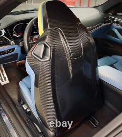 Full Real Carbon Fiber Seat Shells Seat Cover 4Pcs for BMW G82 G83 M4 2021UP