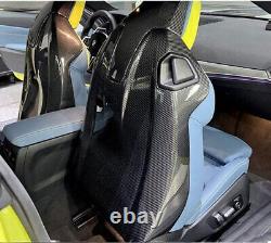 Full Real Carbon Fiber Seat Shells Seat Cover 4Pcs for BMW G82 G83 M4 2021UP