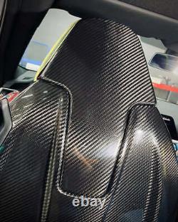 Full Real Carbon Fiber Seat Shells Seat Cover 4Pcs for BMW G82 G83 M4 2021UP