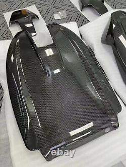 Full Real Carbon Fiber Seat Shells Seat Cover 4Pcs for BMW X3M F97 19-24